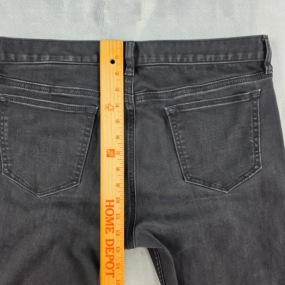 Banana Republic Traveler‎ Jeans Mens 34x32 Slim Fit Black Dark Wash Denim Pants